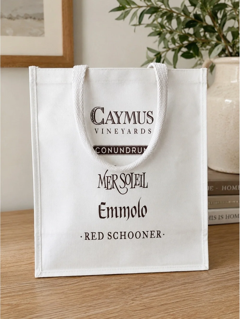 Caymus Vineyards Conundrum Wine Tote Bag with Handles